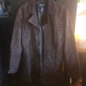 Bwn suede sports jacket